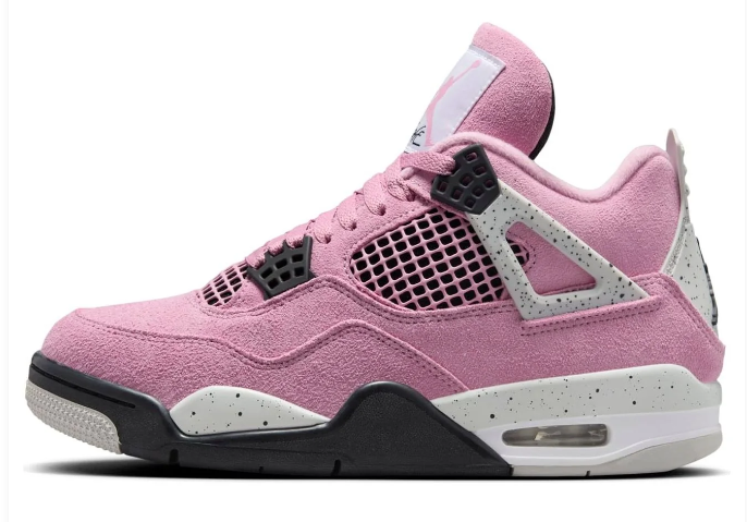 Air Jordan 4 Retro Women's Sneakers - Orchid (AQ9129-501)